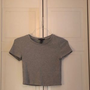 Gray short sleeve shirt
